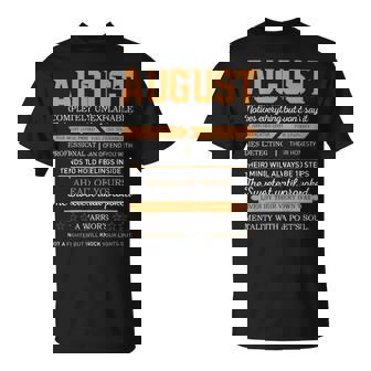 August Completely Unexplainable Notices Everything But Won’T Say It Name T-Shirt | Seseable FR