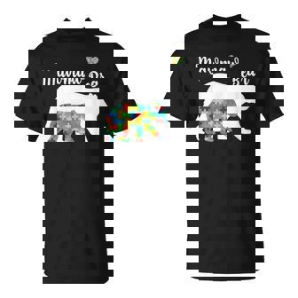 Autistic Support Autism Awareness Mawmaw Bear Mother's Day T-Shirt - Monsterry