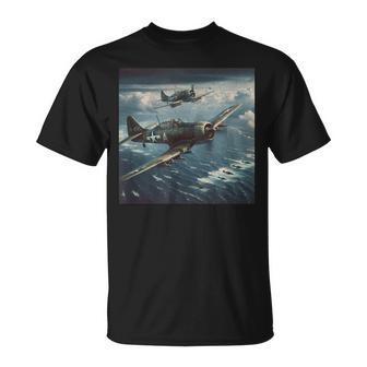 Aviones De Aviación Warhawk De Laegunda Guerra Mundial Camiseta unisex - Regaloses