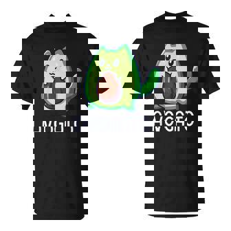 Avogato Avocado Cat Camiseta unisex - Regaloses
