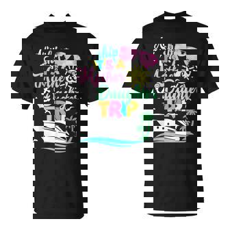 Aw Ship It's A Mother & Daughter Trip Family Matching Cruise T-Shirt | Mazezy