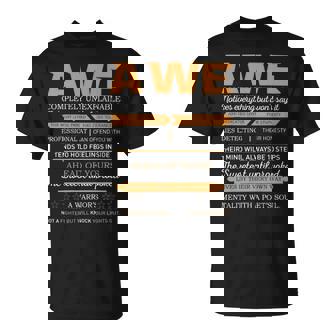 Awe Completely Unexplainable Notices Everything But Won’T Say It Name T-Shirt - Seseable