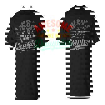 Awesome Like My Daughter Dad Fathers Day Dad T-Shirt | Mazezy
