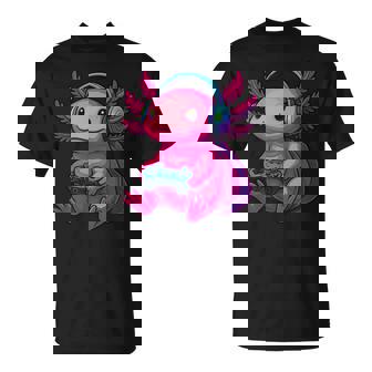Axolotl Video Games Gaming Axolotl T-Shirt - Thegiftio UK