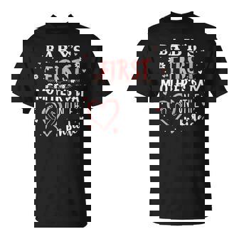 Baby's First Mother's Day On The Inside Pregnant Mom Mommy T-Shirt | Mazezy