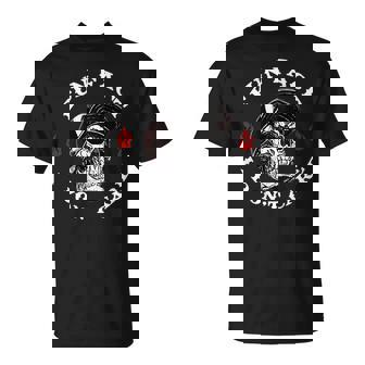 On Back Fun Fact I Don't Care Skeleton Saying Quote T-Shirt | Mazezy