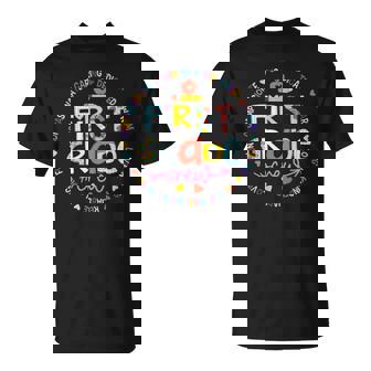 Back To School First Grade Crew Teacher Squad Matching T-Shirt | Mazezy