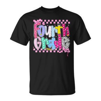 Back To School Hello Fourth Grade Team 4Th Grade Boy Girl T-Shirt - Thegiftio UK