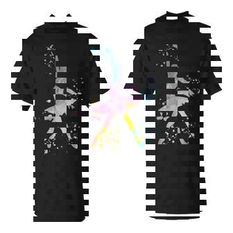 Bailarina De Ballet Colorsplash Bailarina Camiseta unisex - Regaloses