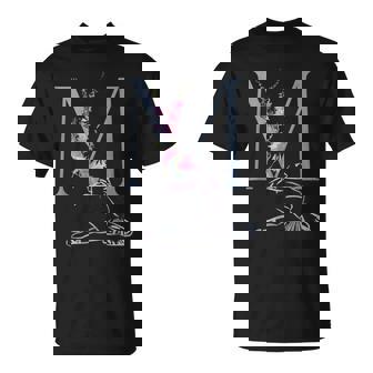 Balla バレリーナ イニシャル 名 M ダンス モノグラム バレエ Tシャツ - Kawaiitshirt