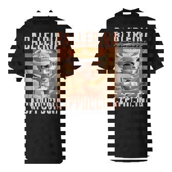 Ballerina Cappuccina Ai Generate Character Italian Brainrot T-Shirt - Thegiftio