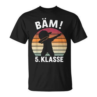 Bäm 5 Klasse 5 Fünftklässler 2025 2026 T-Shirt - Geschenkecke