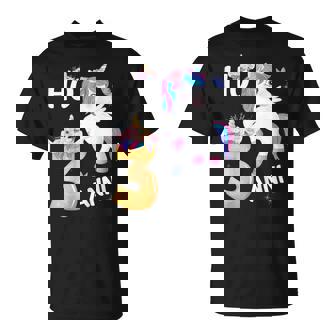 Bambino Adesso Ho 3 Anni Unicorno Compleanno Bambina Festa Di 3 Anni Maglietta - Novitaregali