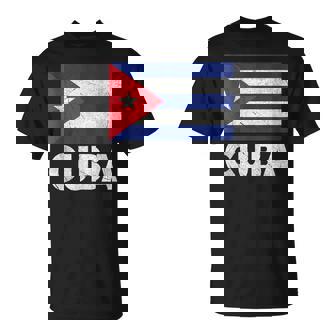 Bandera Cubana Cubana Cubanaintage Envejecido Cumpleaños In Mangas Camiseta unisex - Regaloses