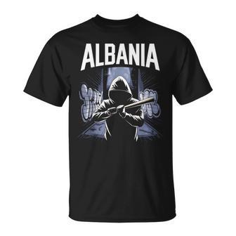Bandera De Regalo De Albania Albaniaintage Albaner Kosovo Camiseta unisex - Regaloses