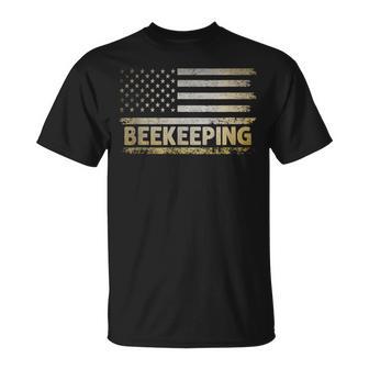 Bandera Estadounidense Apicultura Apicultura Abejas Apicultura Camiseta unisex - Regaloses