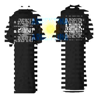 Bandera Patriótica Argentina Inspirada En Elol In Mangas Camiseta unisex - Regaloses