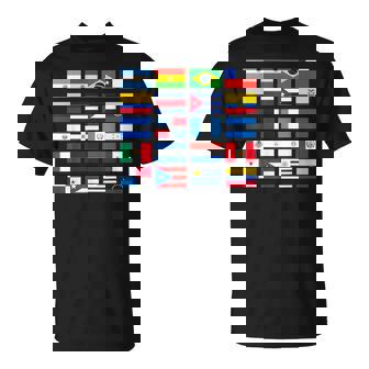 Banderas De América Latina Latin American Camiseta unisex - Regaloses