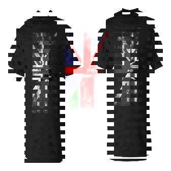 Banderas De Reino Unido Y Kenia Kenia Británica In Mangas Camiseta unisex - Regaloses