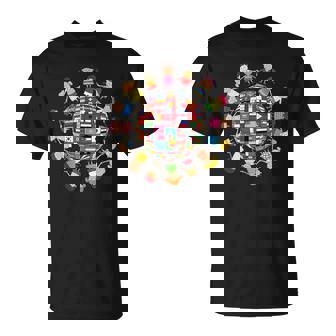 Banderas Del Mundo Cultural Diversidad Niños Alrededor Del Mundo Camiseta unisex - Regaloses
