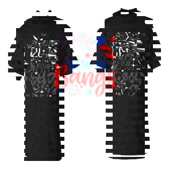 I Like How He Bangs 4Th Of July Fireworks Couples T-Shirt - Monsterry