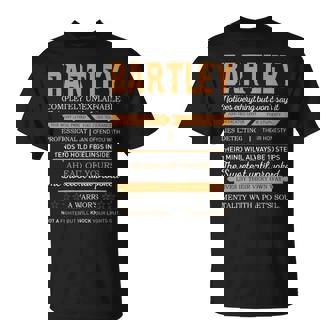 Bartley Completely Unexplainable Notices Everything But Won’T Say It Name T-Shirt | Seseable UK