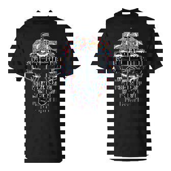 Baseball Catcher Mask Ice Cream Dripping Baseball Fan Boys T-Shirt - Monsterry