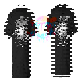 Baseball Drip For Boys Ice Cream Drip Baseball T-Shirt - Thegiftio