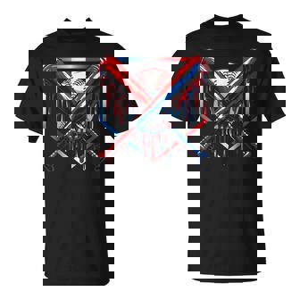 Baseball Ice Cream Drip Youth 4Th Of July Red White And Blue T-Shirt | Mazezy