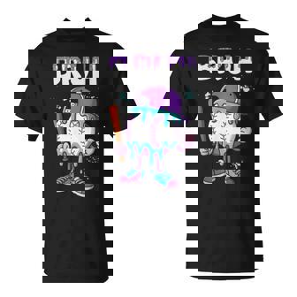 Baseball Ice Cream Drip Youth Bruh Baseball For Girls & Boys T-Shirt - Thegiftio UK