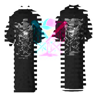 Baseball Ice Cream Drip Youth Home Plate Baseball Boys T-Shirt | Mazezy