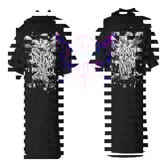 Baseball Mom Bat Ball Base Drip Themed Sports Mother's Day T-Shirt - Monsterry