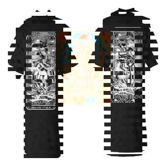 The Baseball Mom Skeleton Tarot Card Mother's Day Witch Vibe T-Shirt - Monsterry