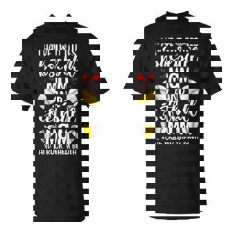 Baseball Mom And Softball Mom Proud Softball Baseball Mom T-Shirt - Monsterry