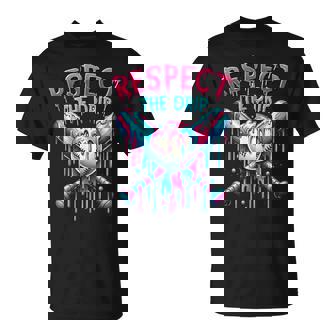 Baseball Respect The Drip Ice Cream Dripping Youth Boys T-Shirt - Thegiftio UK