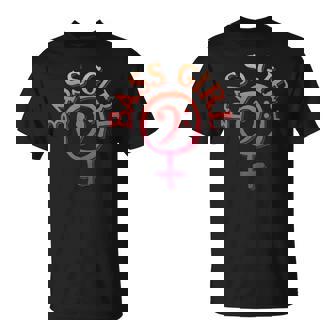 Bass Guitar Clef Bass Girl Pour Bassiste T-Shirt - Cadeauxyz
