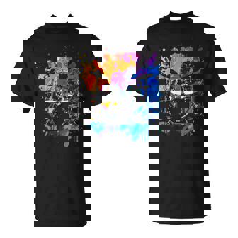Batterie Instrument Coloré Batterie De Groupe Musique T-Shirt - Cadeauxyz