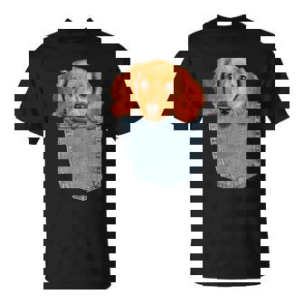 Beagle In My Pocket シャツ かわいい子犬 ダックスフンド ドッグシャツ Tシャツ - Kawaiitshirt