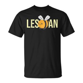 Bee Lesbian Pride Lesbian Maglietta - Novitaregali