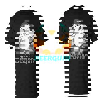 Beer Penguin Beer Beer Father S Day Party Festival T-Shirt - Monsterry