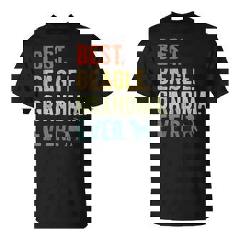 Best Beagle Grandma Ever Dog Lovers Mother's Day T-Shirt - Monsterry