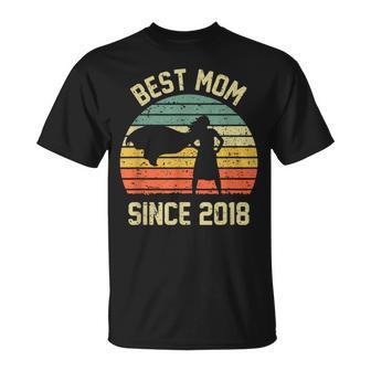 Best Mom Since 2018 Mother Mothers Retro Vintage T-Shirt - Thegiftio UK