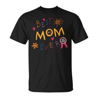 Best Mom Ever Happy Mother's Day Mama Mommy Mother Women T-Shirt - Thegiftio