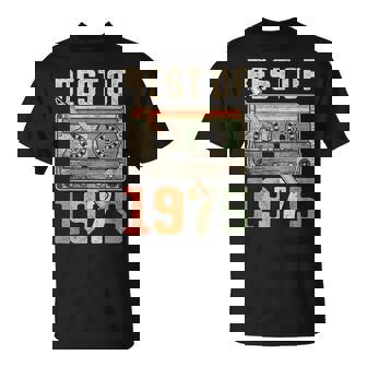 Best Of 1975 オールド・カセット 50歳の誕生日 レトロ Tシャツ - Kawaiitshirt