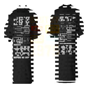 Best Of 1975 カセットテープ・レトロ 50歳の誕生日 Tシャツ - Kawaiitshirt