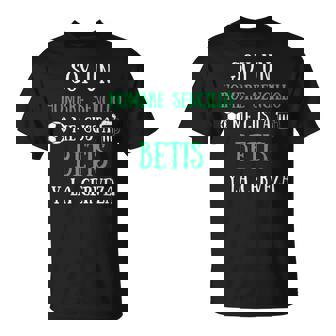 Betis Futbol Hombre Divertido Idea Regaloeguidor Cerveza Camiseta unisex - Regaloses