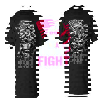 Bigfoot Pink Ribbon Fight Breast Cancer Awareness T-Shirt | Mazezy