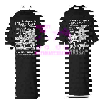 Her Biggest Fan Gymnastics Aunt Of A Gymnast Auntie T-Shirt - Seseable