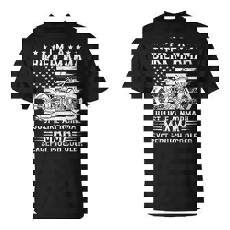 Biker Mama Is Much Cooler Us Motorcycle Rider T-Shirt - Monsterry