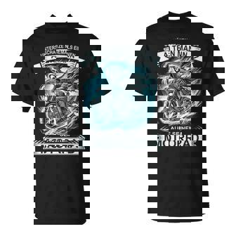 Biker Never Underestimate An Old Man On Motorcycle T-Shirt - Seseable